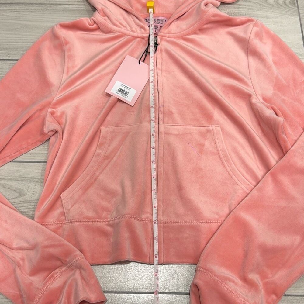 NWT juicy couture Strawberry ice pink track suit size large Bedazzled butt and - Picture 6 of 12